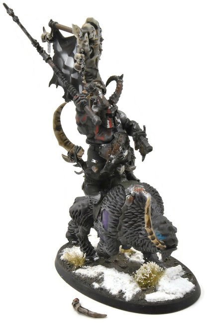 OGOR MAWTRIBES Mournfang with Banner #2 WELL PAINTED Sigmar