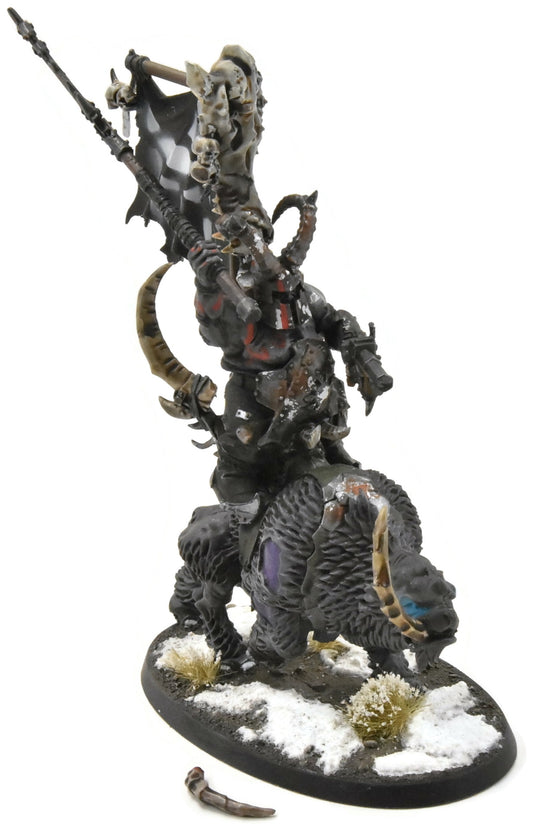 OGOR MAWTRIBES Mournfang with Banner #2 WELL PAINTED Sigmar