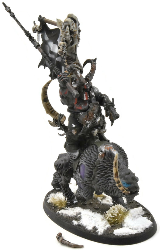 OGOR MAWTRIBES Mournfang with Banner #2 WELL PAINTED Sigmar