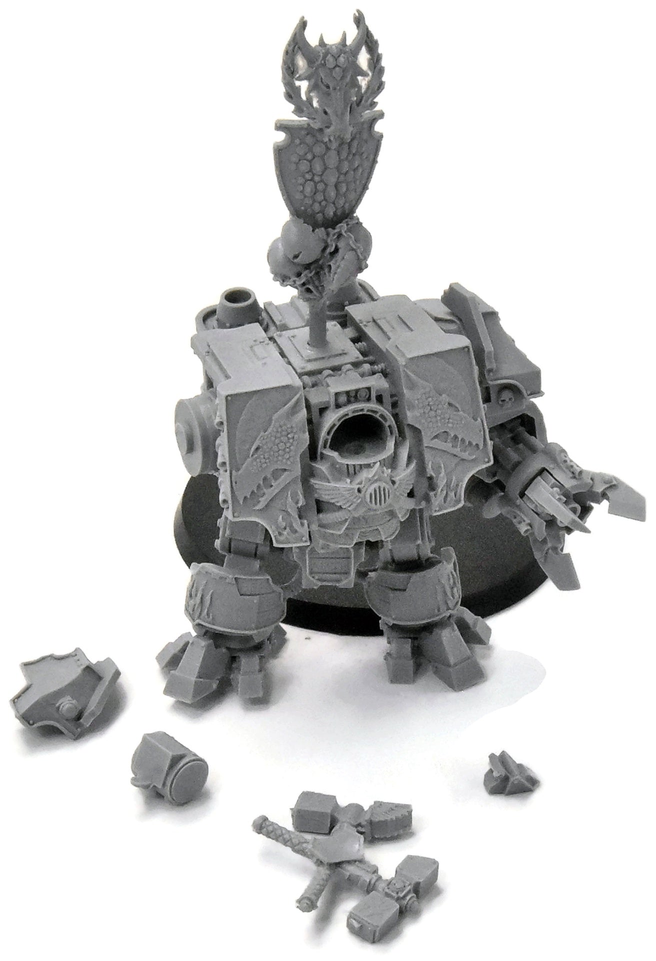 SPACE MARINES Dreadnought #1 salamander forge world missing head & one arm 40K