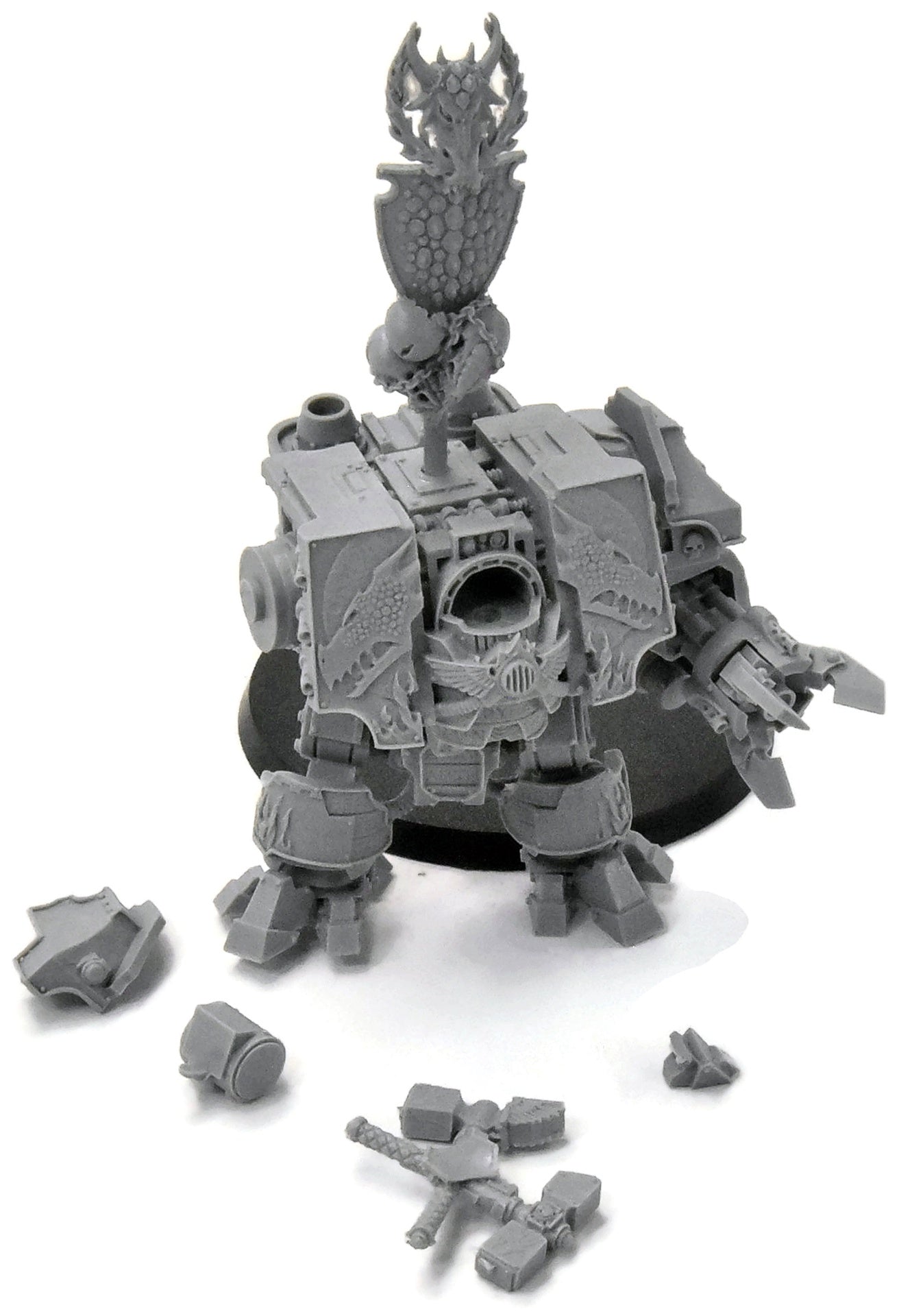 SPACE MARINES Dreadnought #1 salamander forge world missing head & one arm 40K