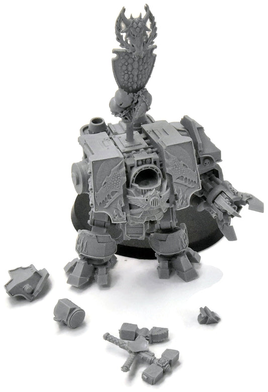SPACE MARINES Dreadnought #1 salamander forge world missing head & one arm 40K
