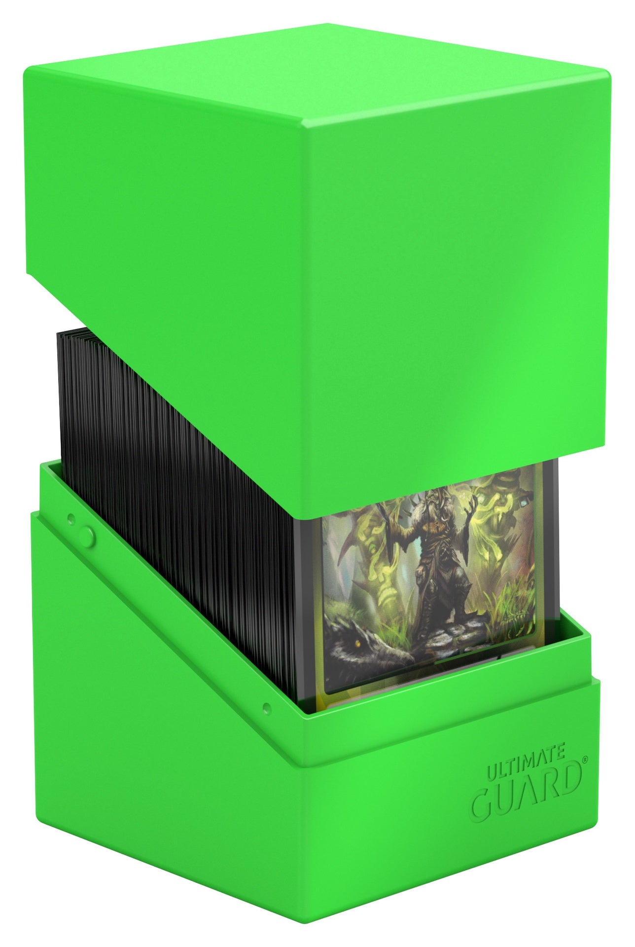 Ultimate Guard Deck Case Boulder 100+ Neon Green
