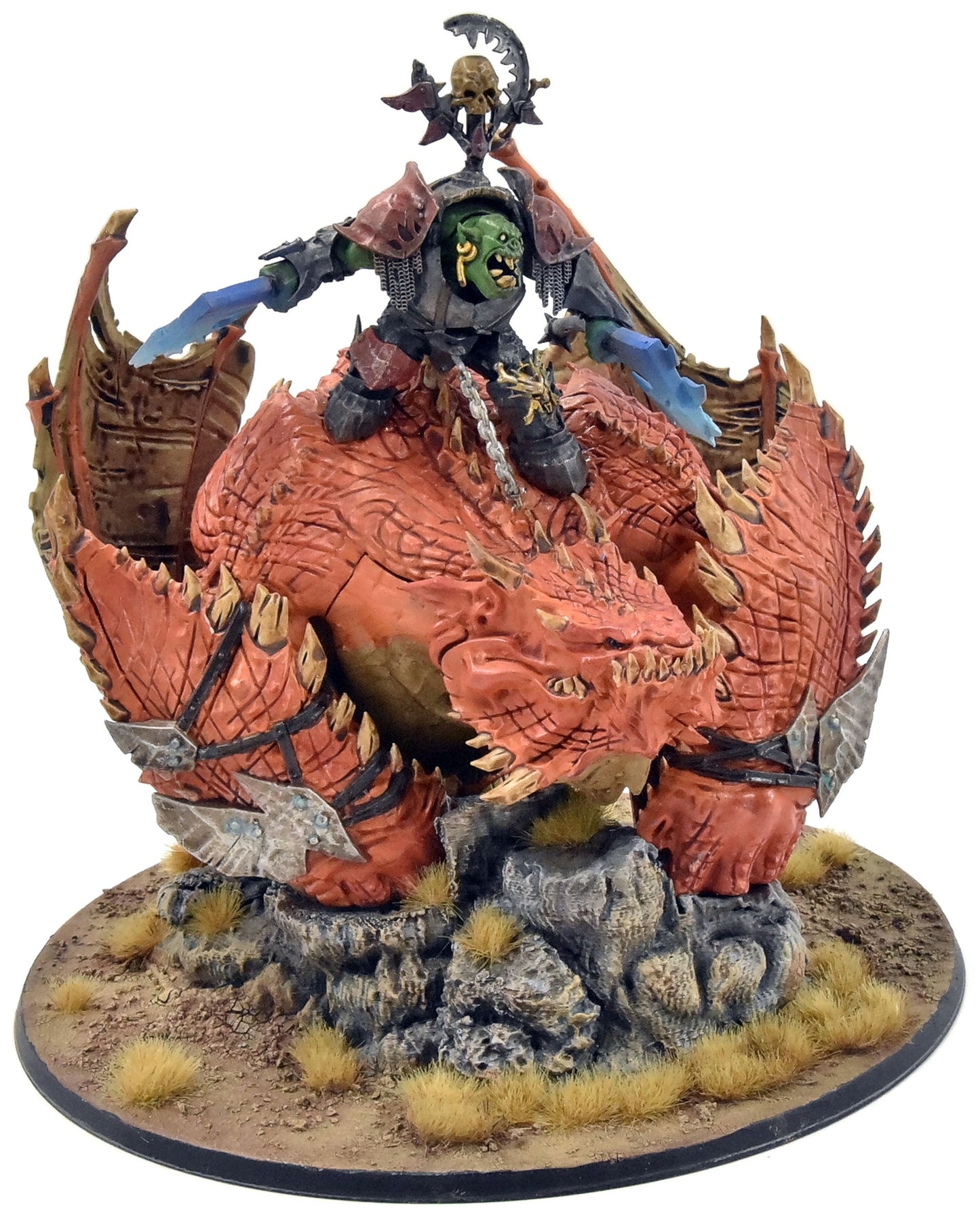 ORRUK WARCLANS Megaboss on Maw-krusha #1 WELL PAINTED Sigmar