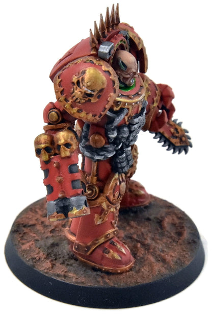 CHAOS SPACE MARINES Azrakh The Annihilator #1 PRO PAINTED 40K World Eaters