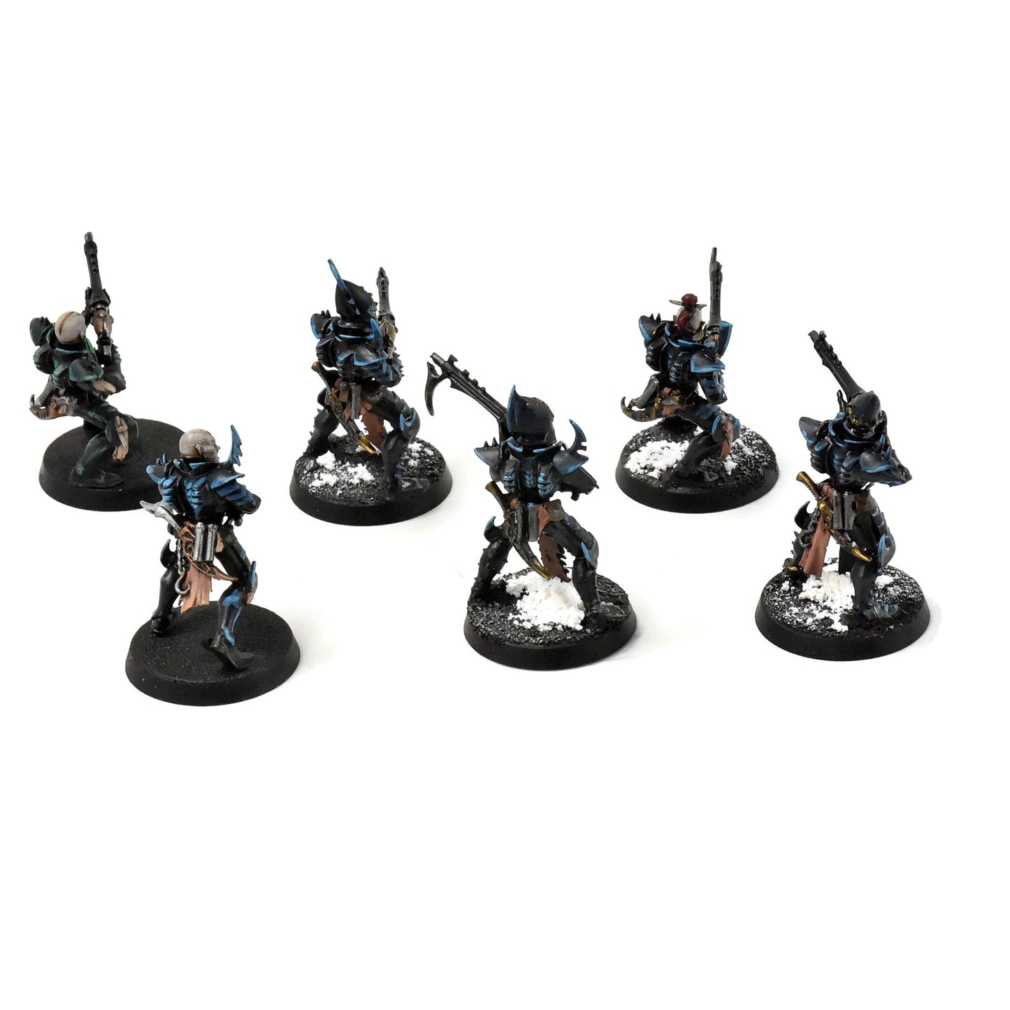 DRUKHARI 6 Kabalite Warriors #2 WELL PAINTED Warhammer 40K