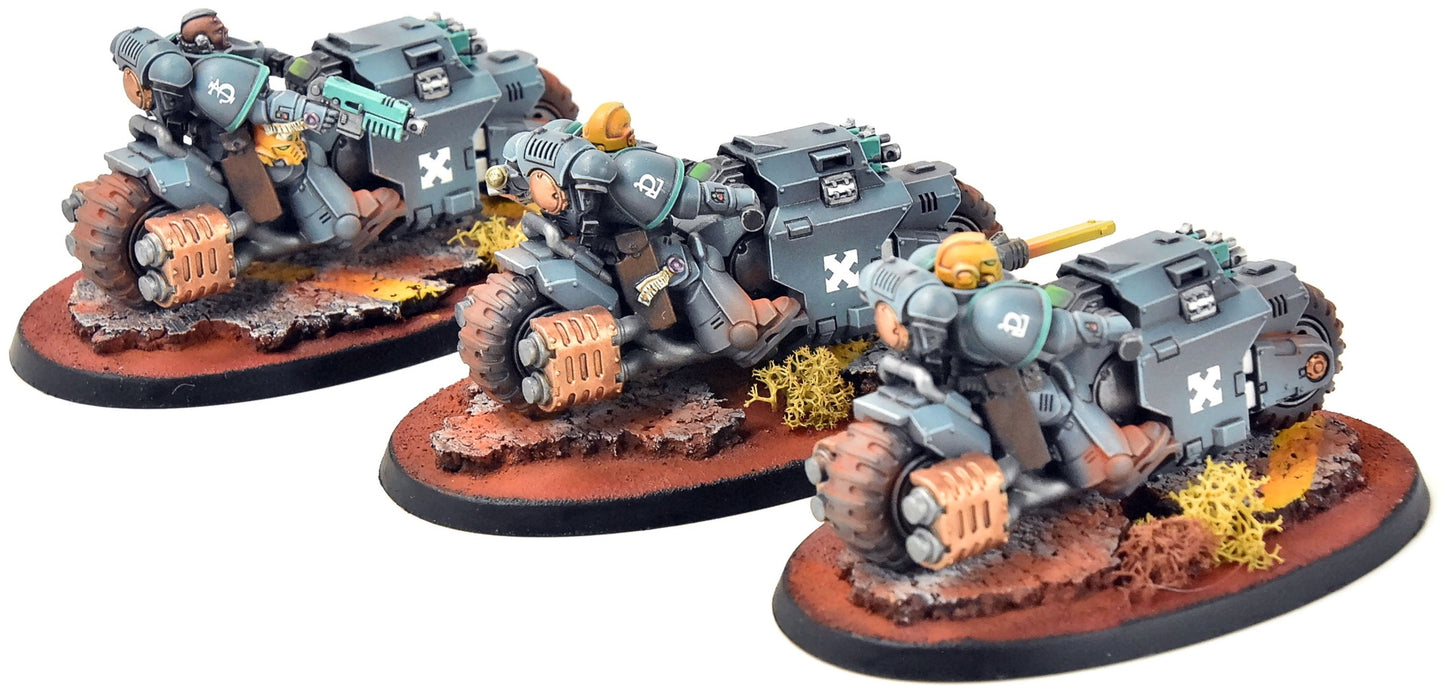 SPACE MARINES 3 Outriders #2 PRO PAINTED Warhammer 40K