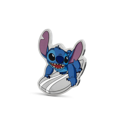 Disney Stitch - Surf's Up 1oz Silver Coin