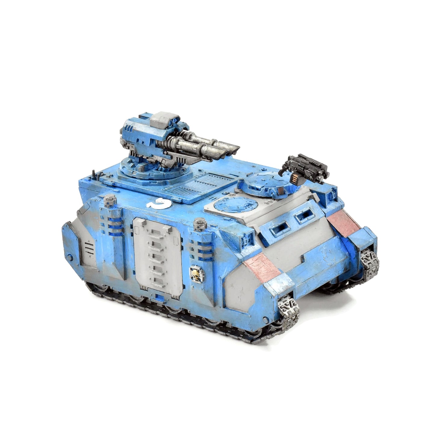 SPACE MARINES Razorback #1 ultramarines WELL PAINTED Warhammer 40K