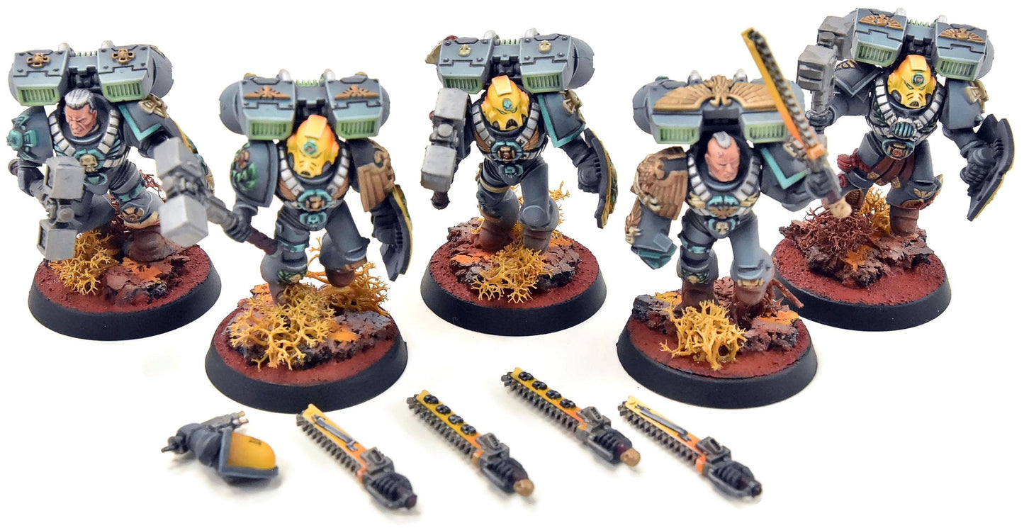 SPACE MARINES 5 Vanguard Marines #2 PRO PAINTED Warhammer 40K