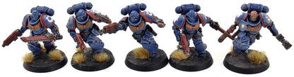 SPACE MARINES 10 Assault Intercessors #1 WELL PAINTED Ultramarines 40K