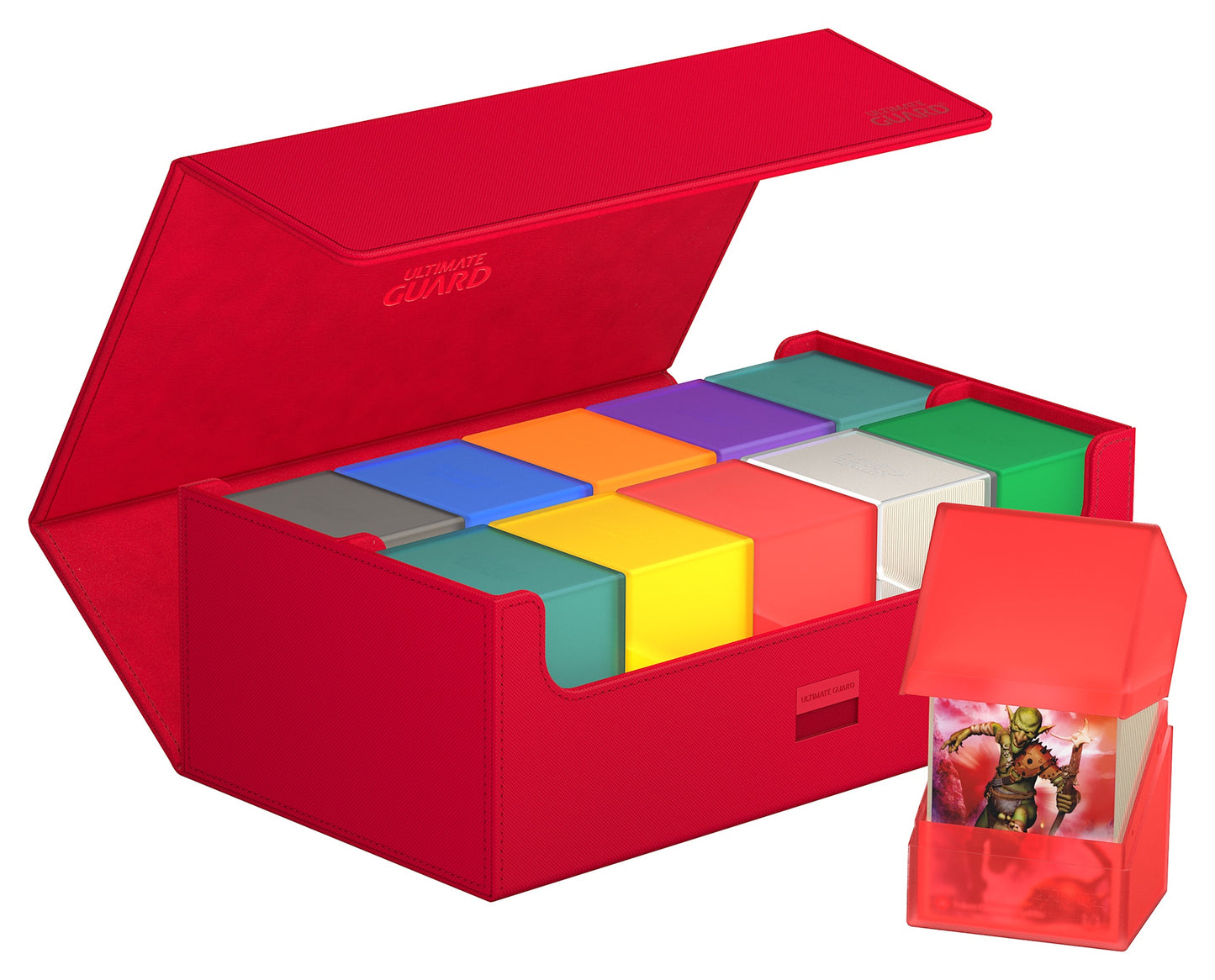 Ultimate Guard Deck Case Arkhive 800+ Monocolor Red