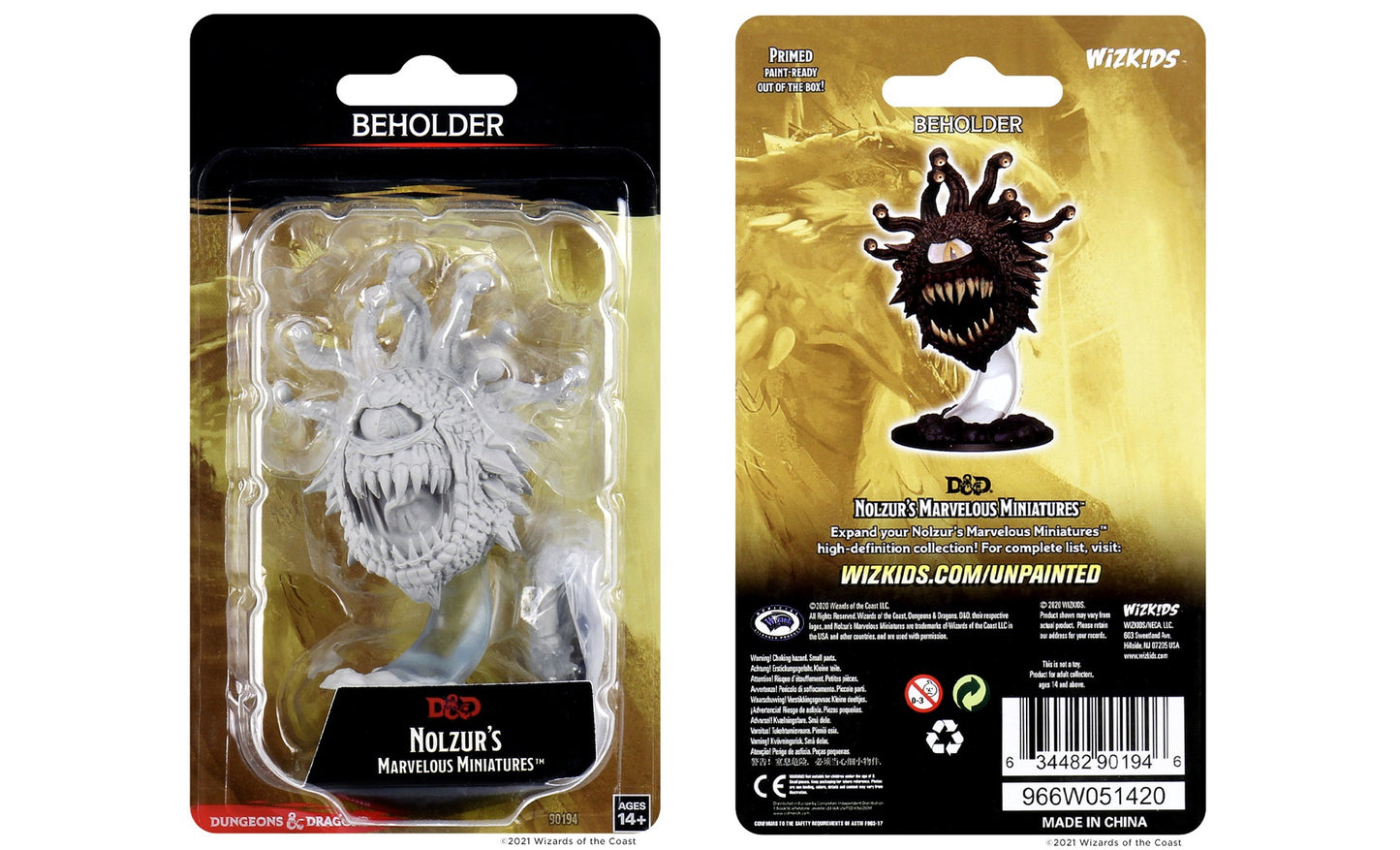 D&D Unpainted Minis Wv4 Beholder
