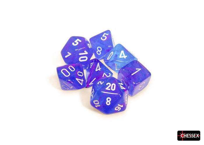 Nebula 7-die Set Aura/white Luminary