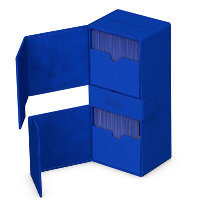Ultimate Guard Twin Flip N Tray Deck Case Monocolor Blue 266+