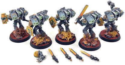 SPACE MARINES 5 Vanguard Marines #2 PRO PAINTED Warhammer 40K