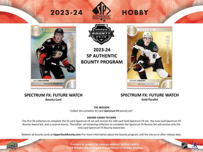 Upper Deck SP Authentic Hockey 23/24 Hobby Box