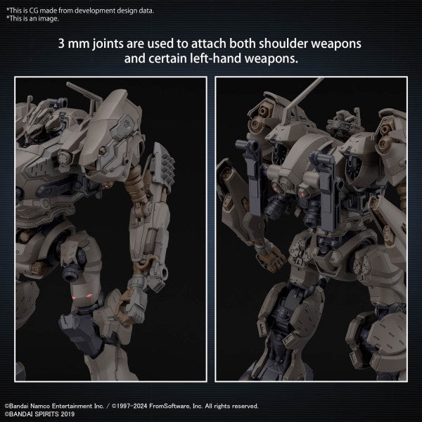 ARMORED CORE VI FIRES OF RUBICON RaD CC-2000 ORBITER NIGHTFALL 30MM Bandai