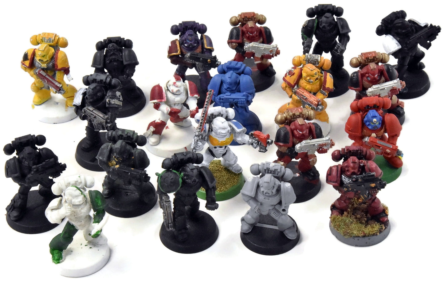 SPACE MARINES 20 Tactical Marines #22 Incomplete Warhammer 40K