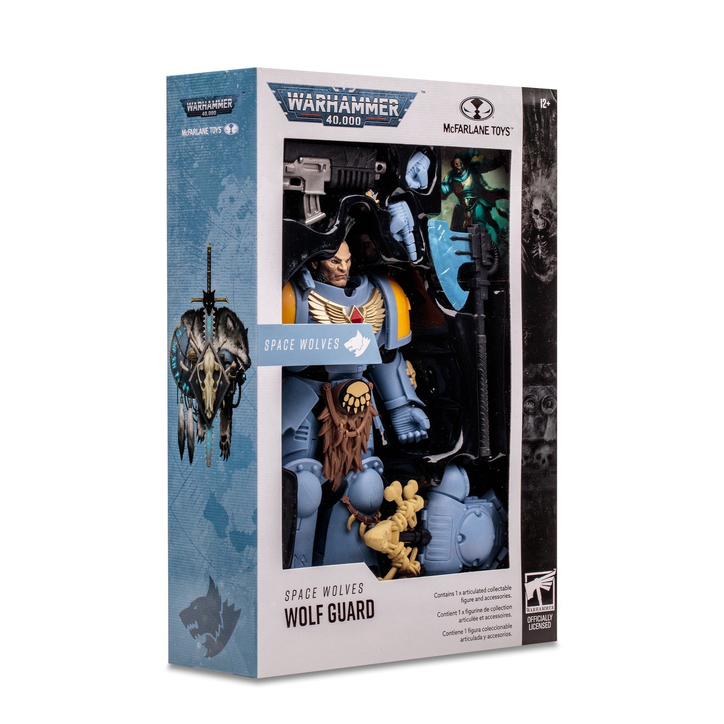 Warhammer 40k 7 Inches Fig Wv7-space Wolves Wolf Guard