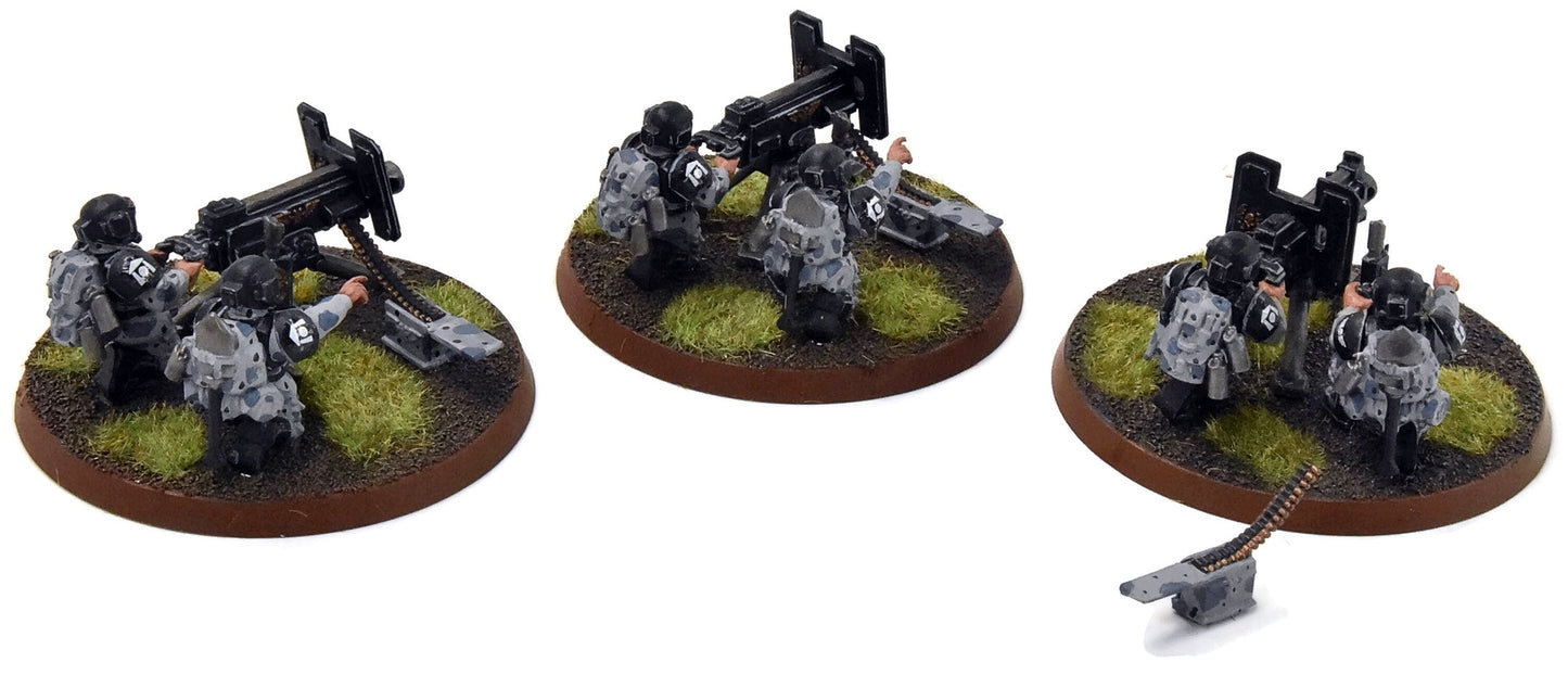 ASTRA MILITARIUM 3 Heavy Weapon Squad #6 WELL-PAINTED Warhammer 40K