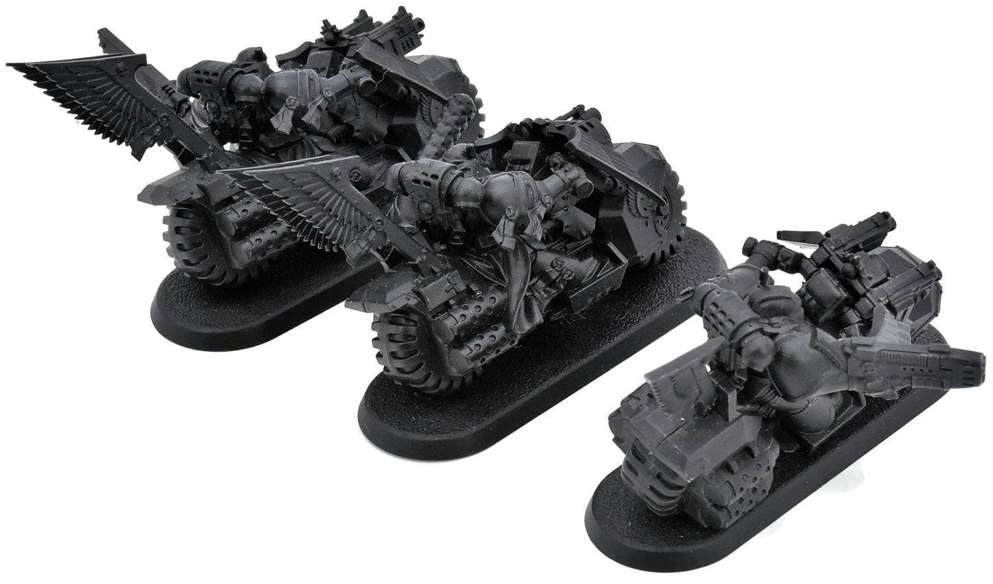 DARK ANGELS 3 Ravenwing Bike Squadron #10 Warhammer 40K