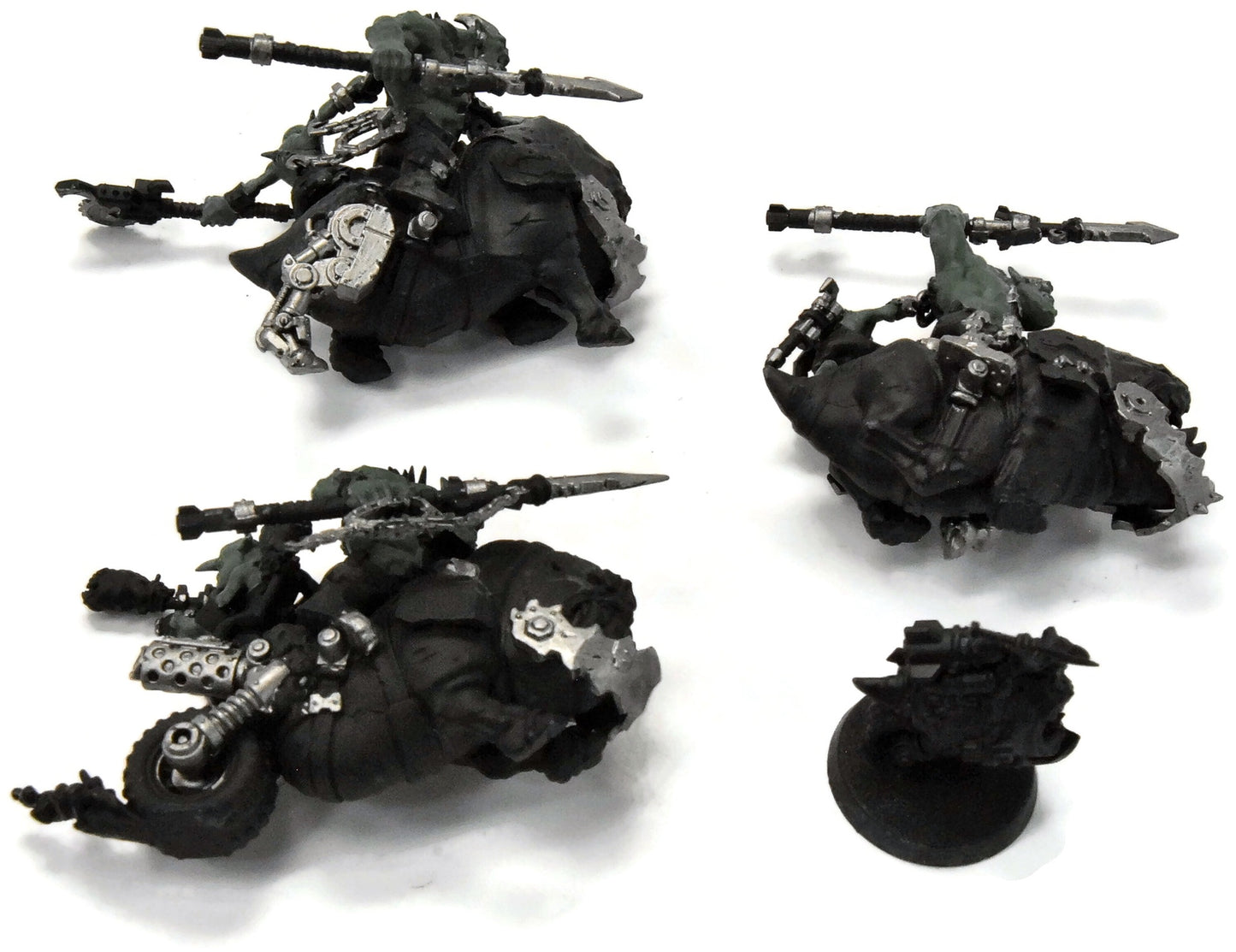 ORKS 3 Squighog Boyz #1 no base Warhammer 40K