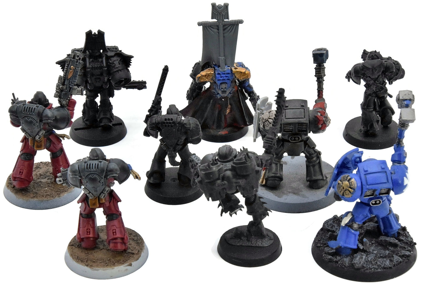 SPACE MARINES 9 Loose Models #1 Warhammer 40K