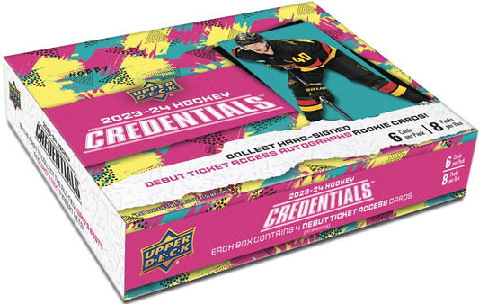 Upper Deck Credentials Hockey Hobby Box 23/24