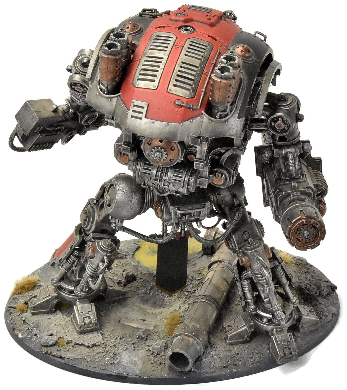 BLOOD ANGELS Imperial Knight #1 PRO PAINTED Warhammer 40K missing pads