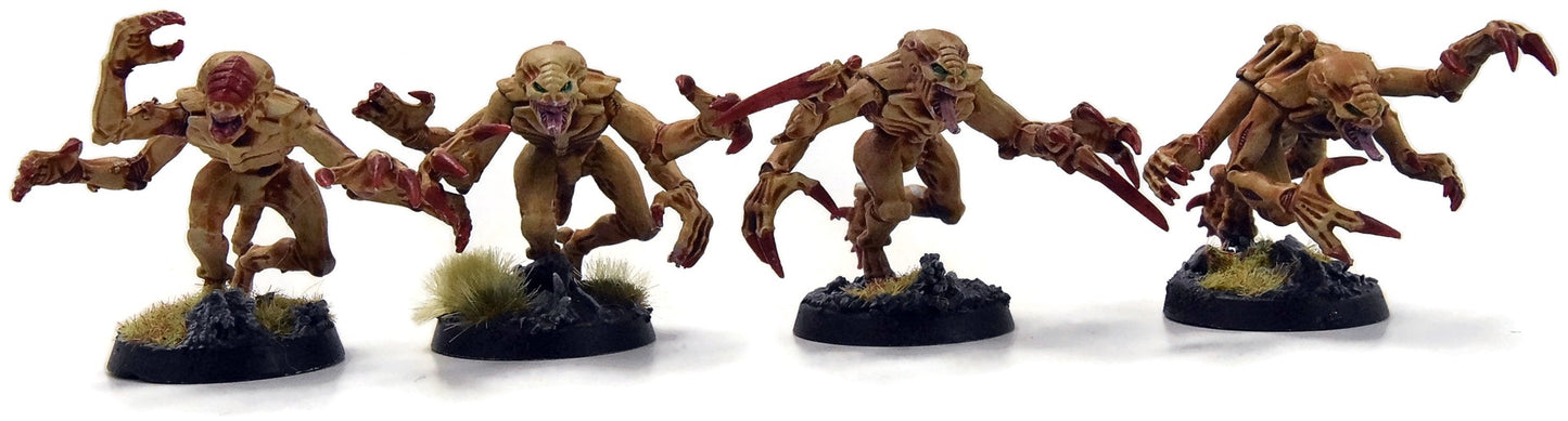 TYRANIDS 8 Genestealers #2 WELL PAINTED Warhammer 40K