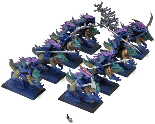 LIZARDMEN 8 Saurus Knights Cold-One #11 Fantasy