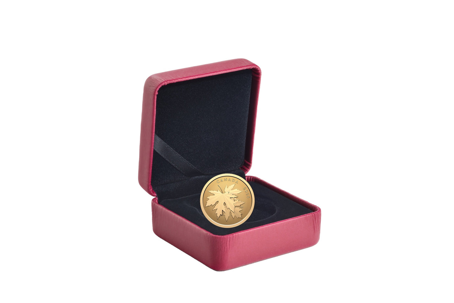 Gleaming Maple Leaves – ¼ oz. Pure Gold Coin