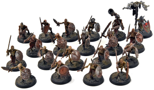 SOULBLIGHT GRAVELORD 20 Deathrattle Skeletons #1 Sigmar WELL PAINTED