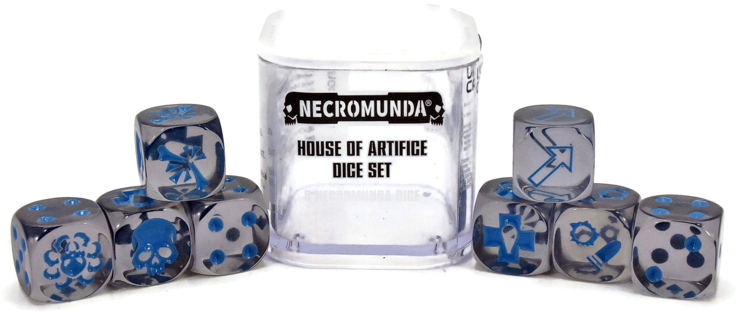 NECROMUNDA 8 D6 House Of Artifice Dice Set #1 Warhammer 40K