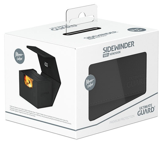 Ultimate Guard Deck Case Sidewinder 100+ Monocolor Black