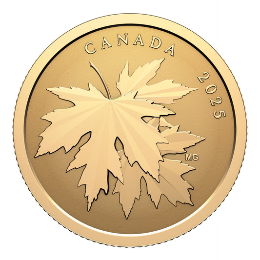 Gleaming Maple Leaves – ¼ oz. Pure Gold Coin