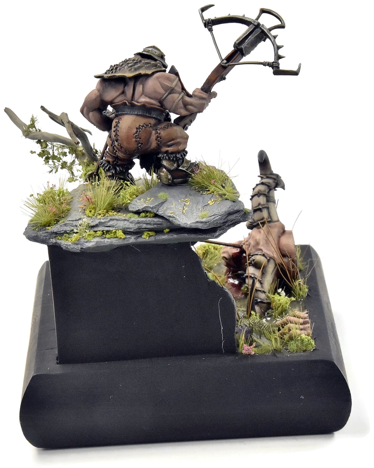 OGOR MAWTRIBES Ogor Hunter Maneater Beastmen Diorama PRO PAINTED