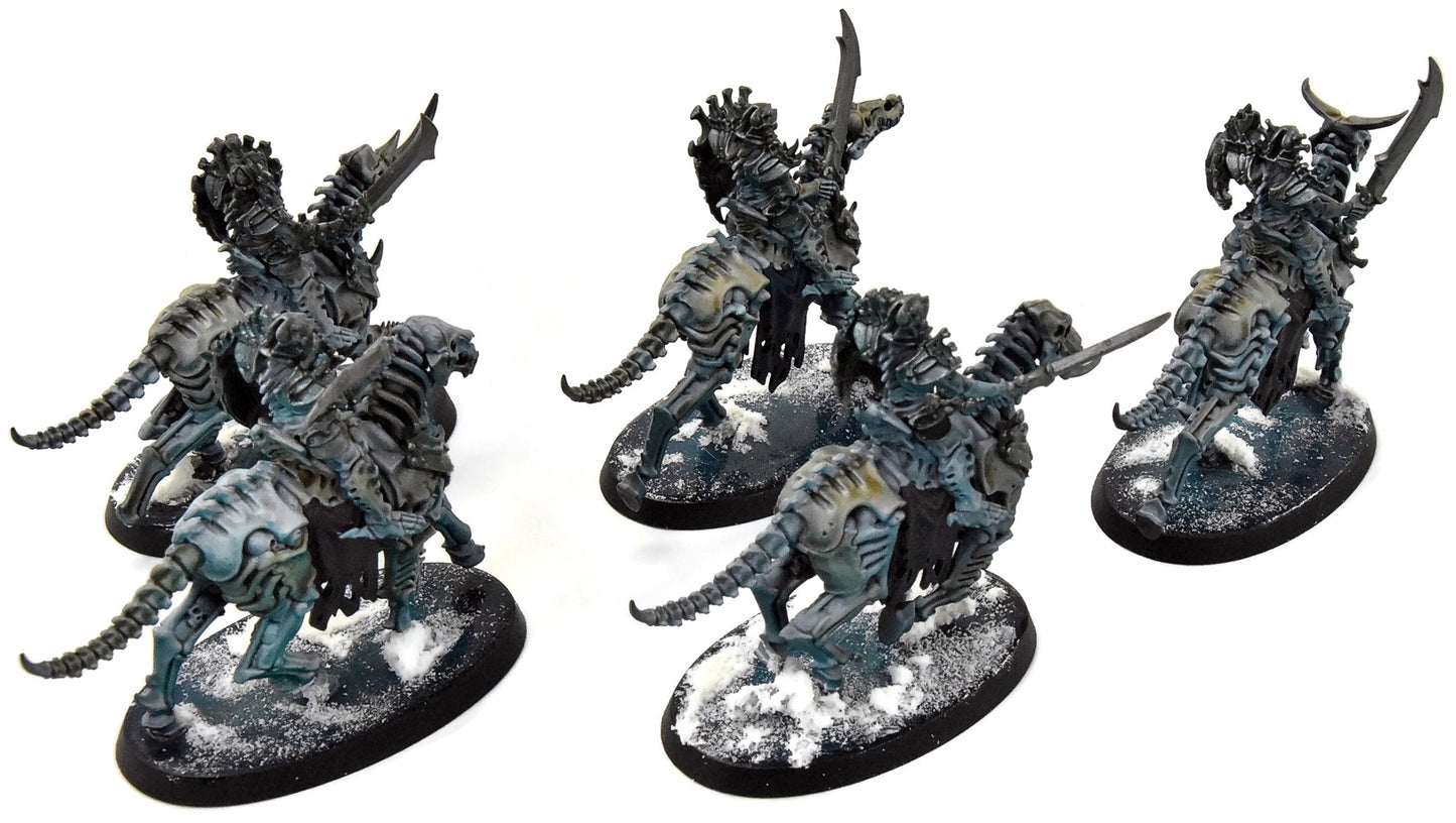 OSSIARCH BONEREAPERS 5 Kavalos Deathriders #6 WELL PAINTED Sigmar