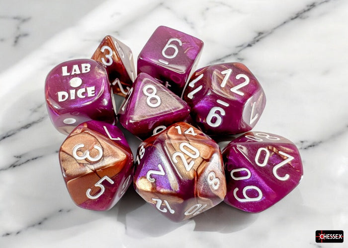 Borealis 7-Die Set Copper-Purple / White