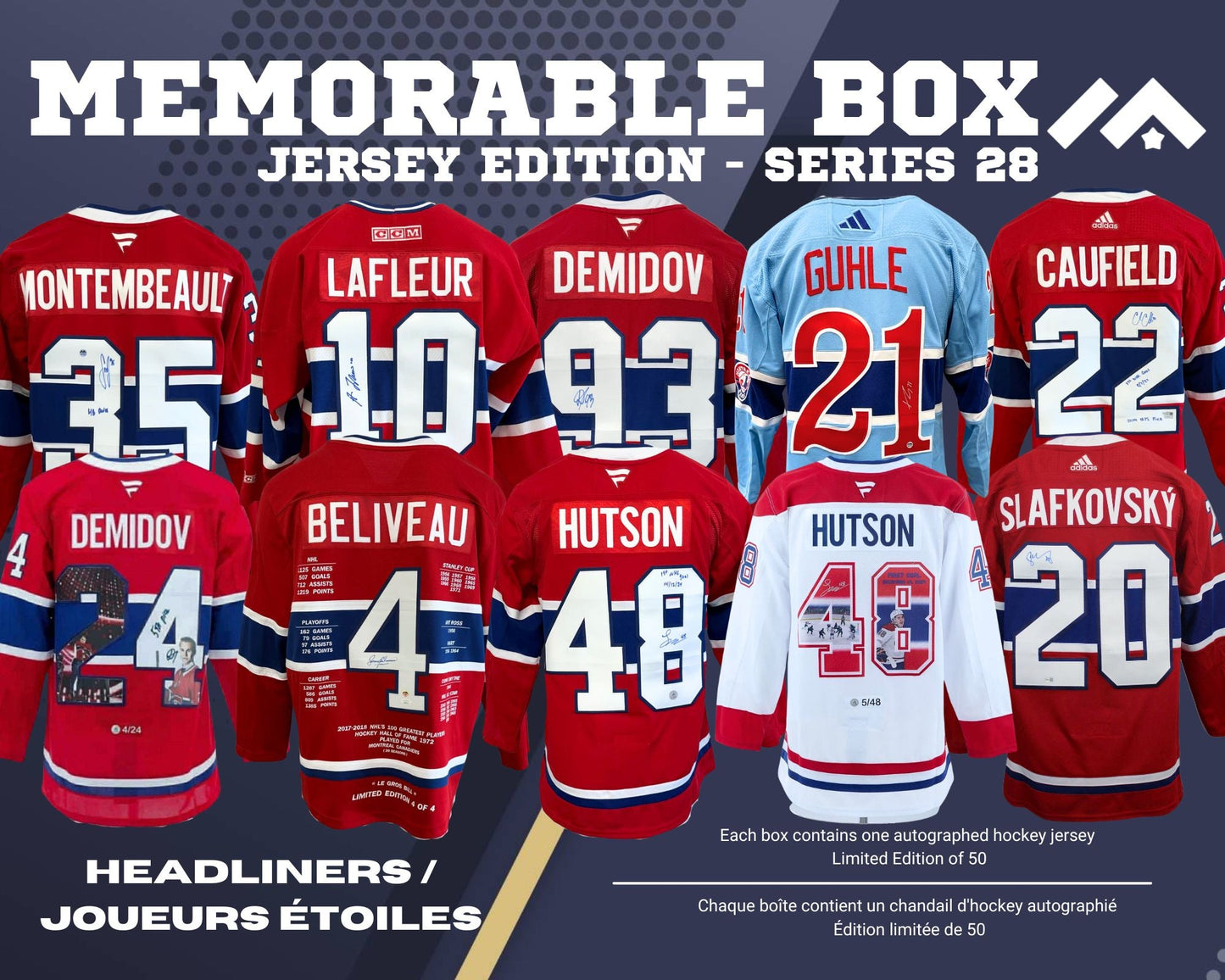 Memorable Box Jersey Edition - Series 28 (Edition Canadiens)