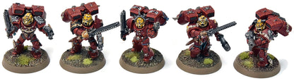 BLOOD ANGELS 5 Vanguard Veteran Squad #14 PRO PAINTED Warhammer 40K