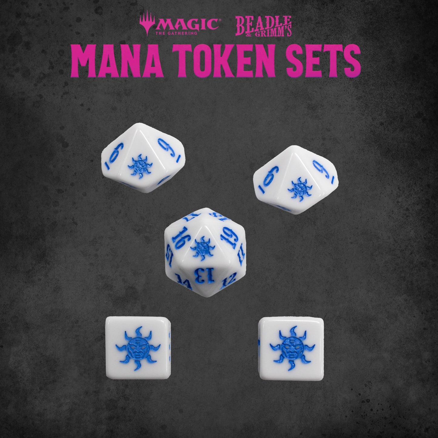 Beadle & Grimms Mtg Mana Token Set White
