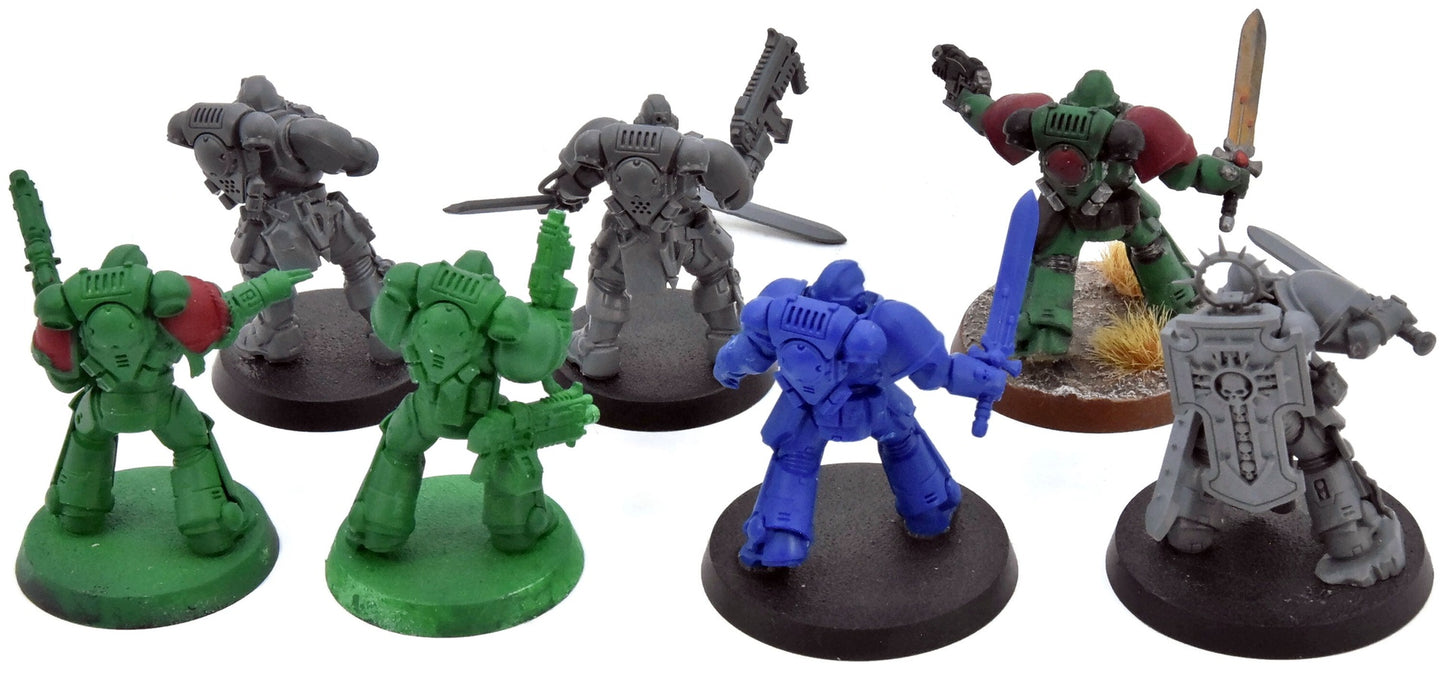 SPACE MARINES 7 Loose Models #1 Warhammer 40K lieutenant