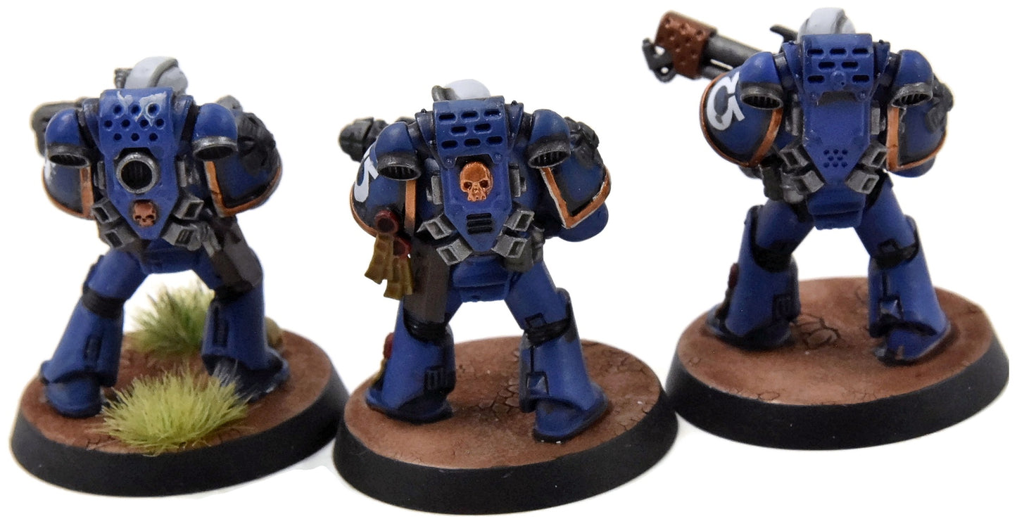 SPACE MARINES 3 Marine with Special Weapon #1 40K ultramarines