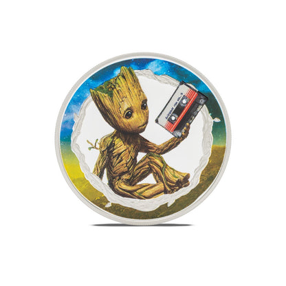 AGORO Marvel - Guardians of the Galaxy - Groot 1oz Silver Coin