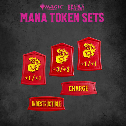Beadle & Grimms Mtg Mana Token Set Red