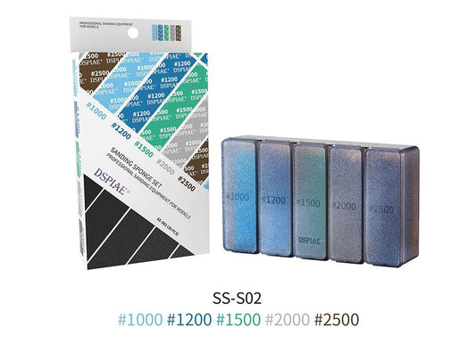 DSPIAE #1000-#2500 Sanding Sponge 30Pcs
