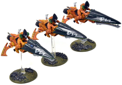 CRAFTWORLDS 3 Windriders Jetbike #1 WELL PAINTED Warhammer 40K
