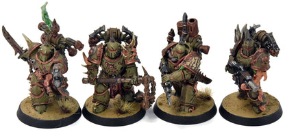 DEATH GUARD 7 Plague Marines #4 WELL PAINTED Warhammer 40K